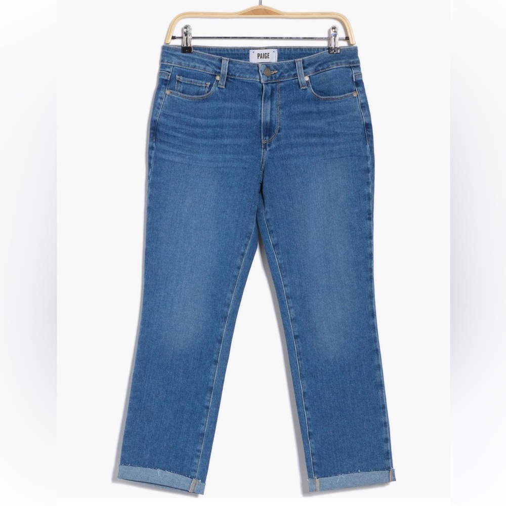Paige Brigitte Raw Hem Cuff Jeans Size 30